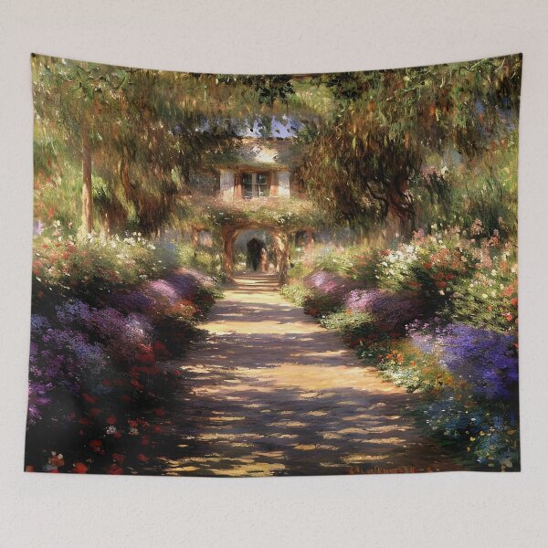 Item preview, Pathway in Monet’s Garden at Giverny: An Impression of Blossoming Arches designed and sold by artdesignsnow.