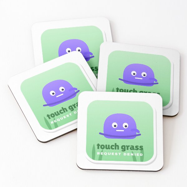 Item preview, Touch Grass Request Denied Funny Meme designed and sold by Gen Z Arts.