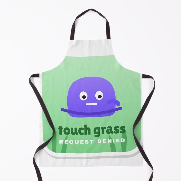 Item preview, Touch Grass Request Denied Funny Meme designed and sold by Gen Z Arts.