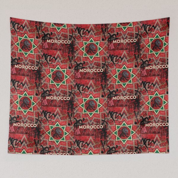 Item preview, Morocco  Lion Emblem T-Shirt designed and sold by djovan.