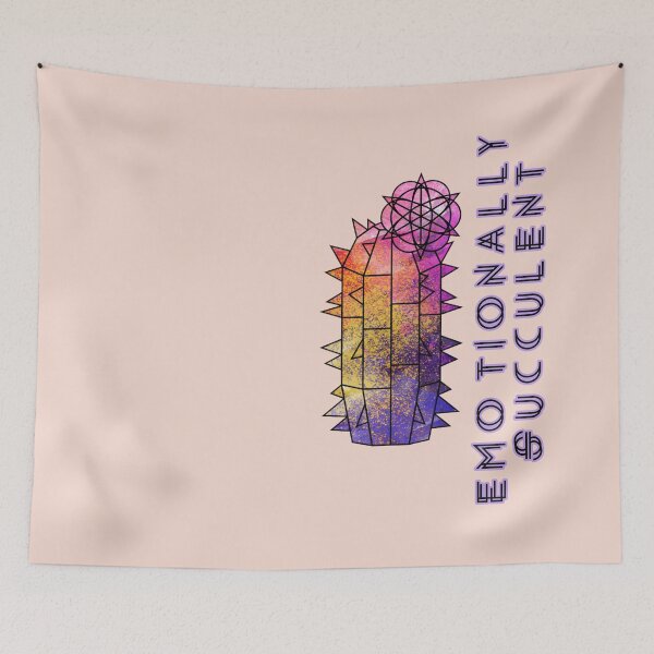 Item preview, Emotionally Succulent – Funny Plant Lover Design designed and sold by GraphicComet.