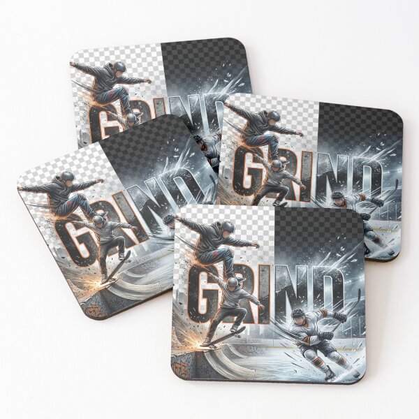 Item preview, GRIND | Skateboard Ice Hockey | Hustle Hard Grind Daily | Street Sports | RAM 1330 designed and sold by RAMHEARTS.