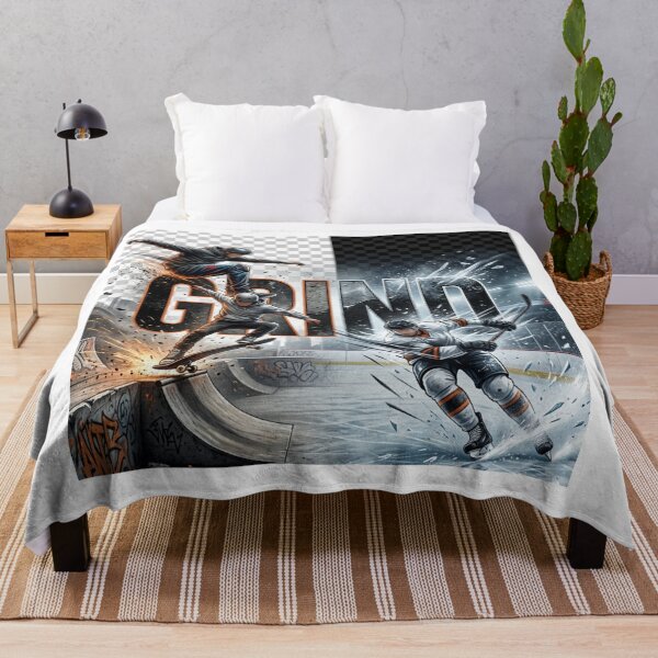 Item preview, GRIND | Skateboard Ice Hockey | Hustle Hard Grind Daily | Street Sports | RAM 1330 designed and sold by AiNaturalsOnly.