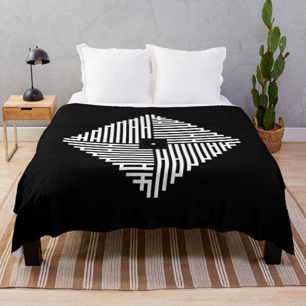 Item preview, HANNAH | White | Modern Geometric Kufi Calligraphy | From Name to Art designed and sold by FOR YOUR NAME.