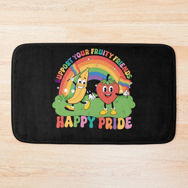Item preview, Happy Pride Fruity Friends Rainbow LGBTQ Ally Fruit Design designed and sold by Chives-Sor.