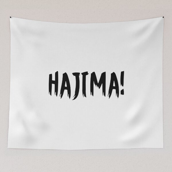 Item preview, Distressed Grungy Hajima Korean Word Text Art designed and sold by VibeShift Studio.