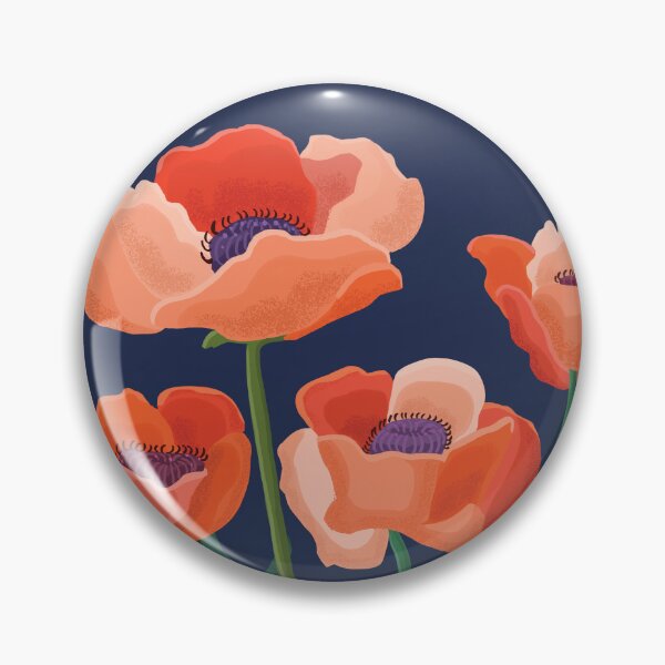 Item preview, Poppy flowers (Papaver) designed and sold by Enjoyanimation.