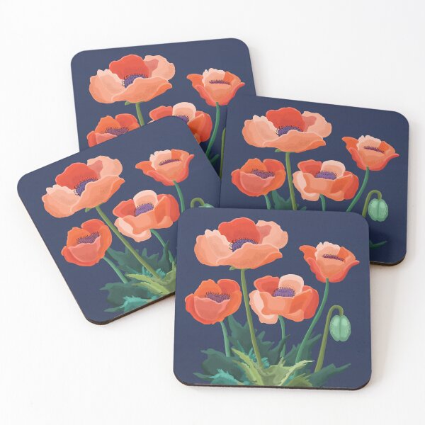 Item preview, Poppy flowers (Papaver) designed and sold by Enjoyanimation.