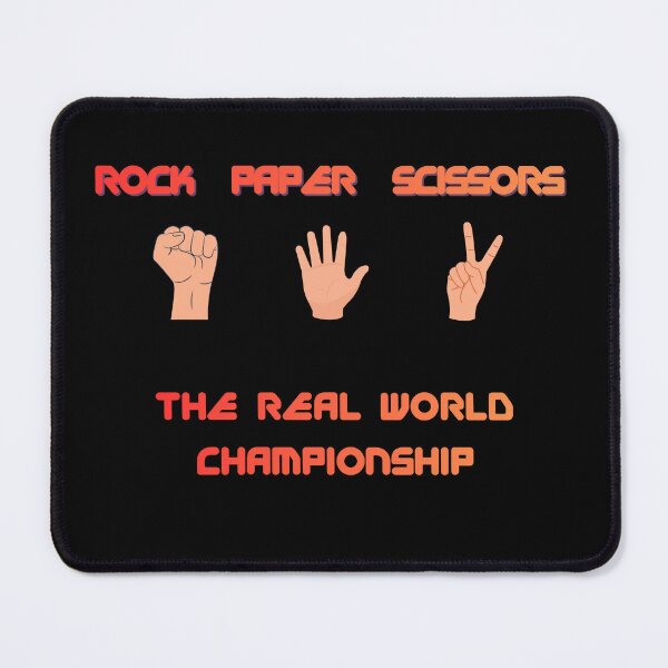 Item preview, Rock Paper Scissors The Real World Championship designed and sold by PMDesignStudio.