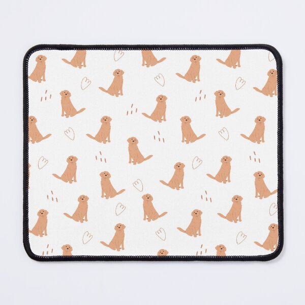 Item preview, Minimalist Flat Design Golden Retriever Dog Pattern designed and sold by svitlaarty.