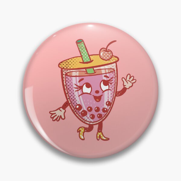 Item preview, Strawberry Bubble Tea Girl designed and sold by IvysCreativityHouse.