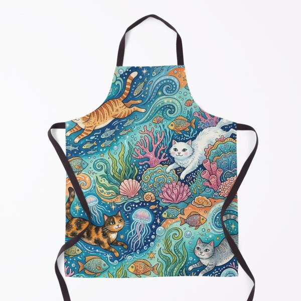 Item preview, Cats Swimming in the Deep Blue Sea designed and sold by Iampoji.