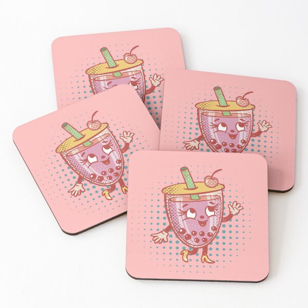 Item preview, Strawberry Bubble Tea Girl designed and sold by IvysCreativityHouse.