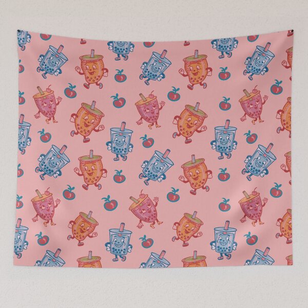 Item preview, Strawberry Bubble Tea Girl designed and sold by IvysCreativityHouse.