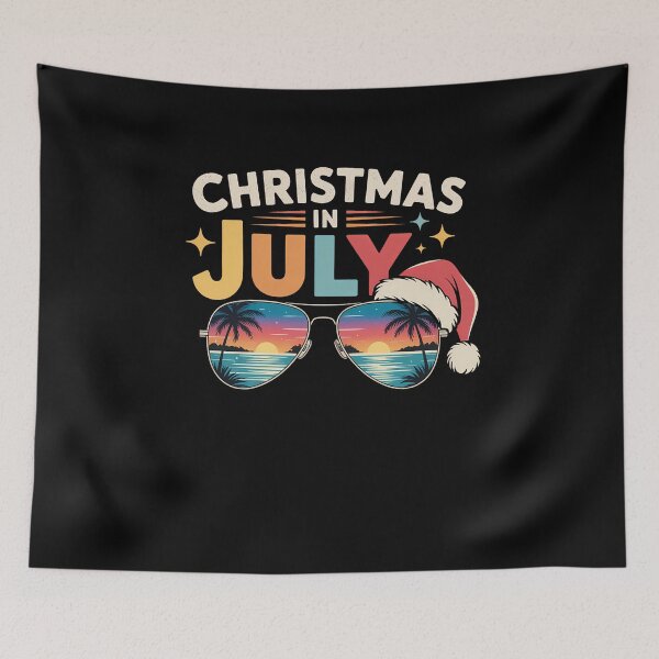 Item preview, Christmas in July Sunglasses Santa Beach Summer Summer Xmas designed and sold by SapfireStuArt.