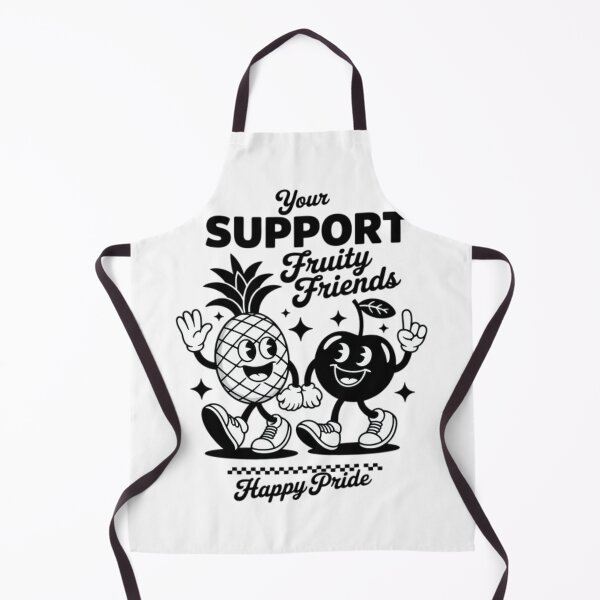 Item preview, Support Your Fruity Friends Pride Ally Cute Fruit Design designed and sold by Chives-Sor.