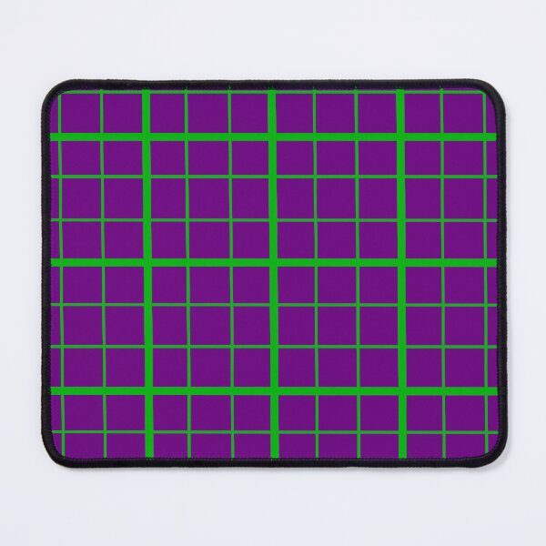 Item preview, Green On Purple Grid Windowpane Check Design  designed and sold by PatternTitan.