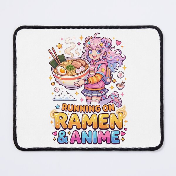 Item preview, Running on Ramen & Anime designed and sold by khalidnasr.