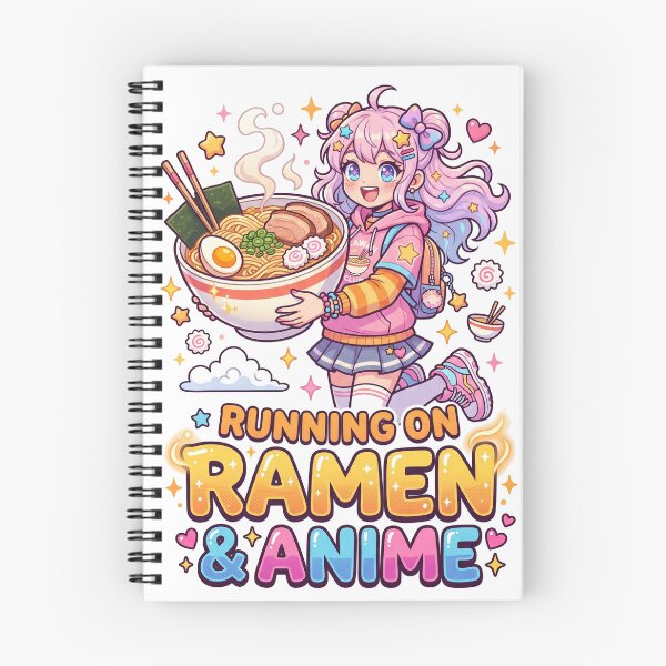 Item preview, Running on Ramen & Anime designed and sold by khalidnasr.