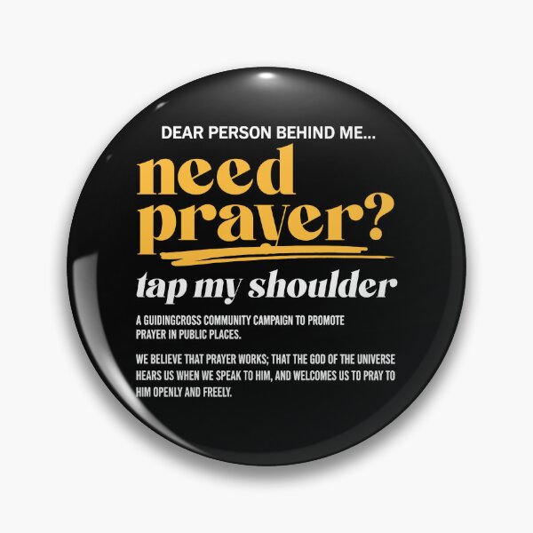 Item preview, Need Prayer Tap My Shoulder designed and sold by ChrisPfeiffer.