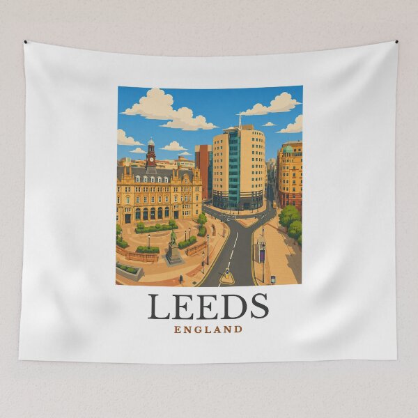 Item preview, Leeds - England designed and sold by GoodOldVintage.
