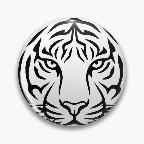 Item preview, Minimalist Tiger Face Line Art  designed and sold by ARTROGAN.