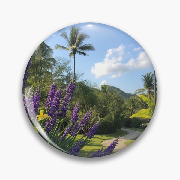 Item preview, Dazzling Purple Lavender flower garden | Tropical Flower designed and sold by Desolaa_Arts.