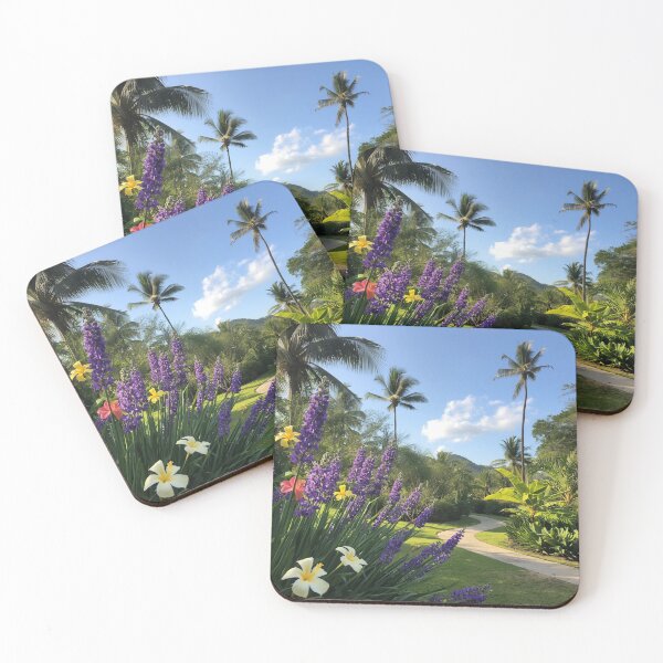 Item preview, Dazzling Purple Lavender flower garden | Tropical Flower designed and sold by Desolaa_Arts.