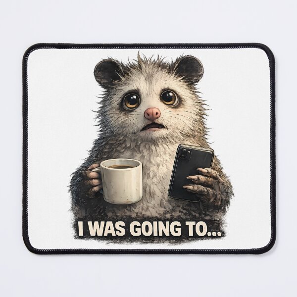 Item preview, I Was Going To... Funny Possum T-Shirt Составление текстов designed and sold by RebelVibeX.