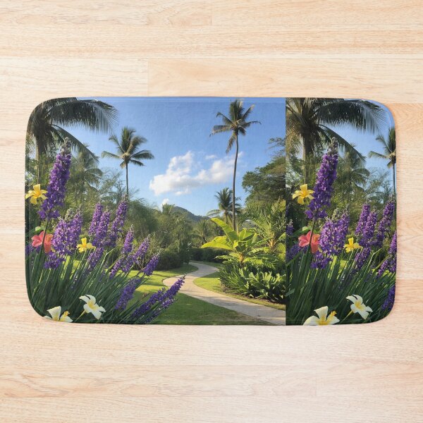 Item preview, Dazzling Purple Lavender flower garden | Tropical Flower designed and sold by Desolaa_Arts.