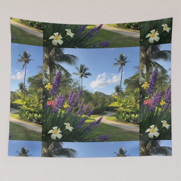 Item preview, Dazzling Purple Lavender flower garden | Tropical Flower designed and sold by Desolaa_Arts.