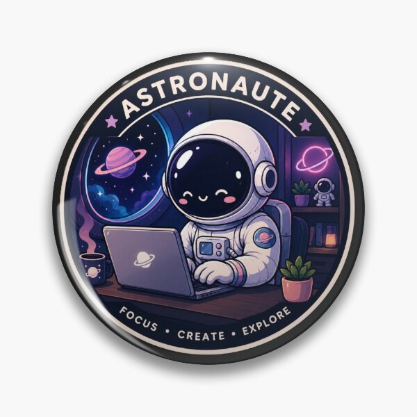 Item preview, Creative Astronaut Workspace designed and sold by AstraDrip Studio.