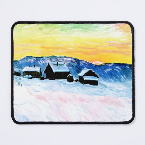 Item preview, Paysage of Norway, The Blue Houses: Impression of Nordic Light designed and sold by artdesignsnow.