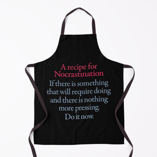Item preview, A recipe for nocrastination. v.1 designed and sold by x1brett.