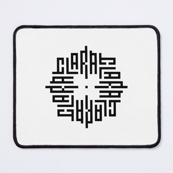 Item preview, CLARA | Black | Modern Geometric Kufi Calligraphy | From Name to Art designed and sold by FOR YOUR NAME.