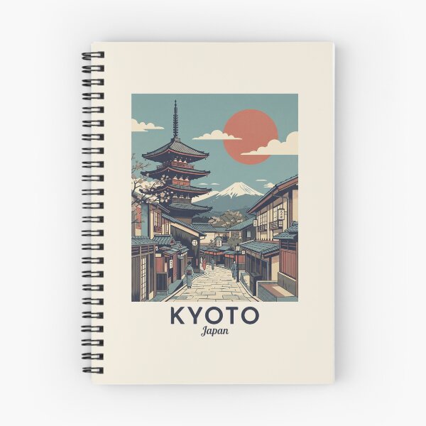 Item preview, Vintage Kyoto City Japan designed and sold by dudelinart.
