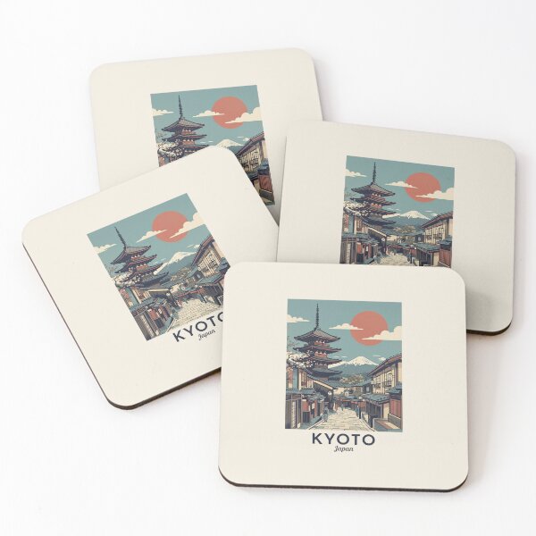 Item preview, Vintage Kyoto City Japan designed and sold by dudelinart.