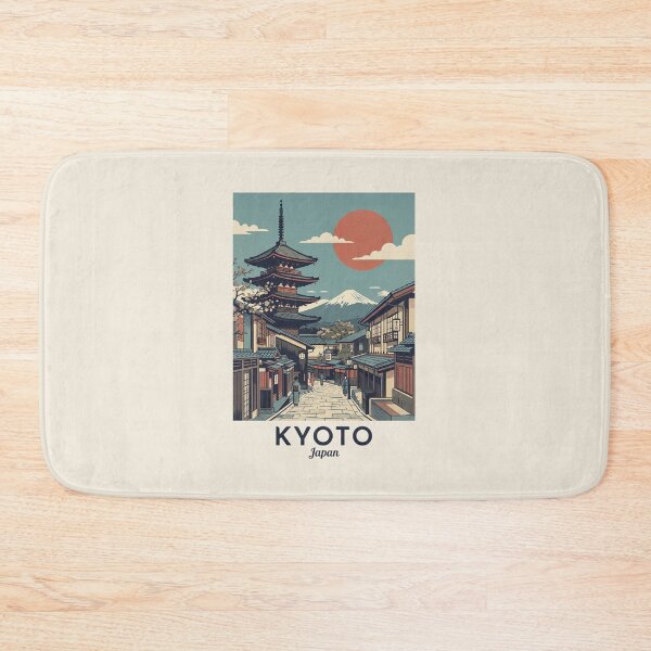 Item preview, Vintage Kyoto City Japan designed and sold by dudelinart.