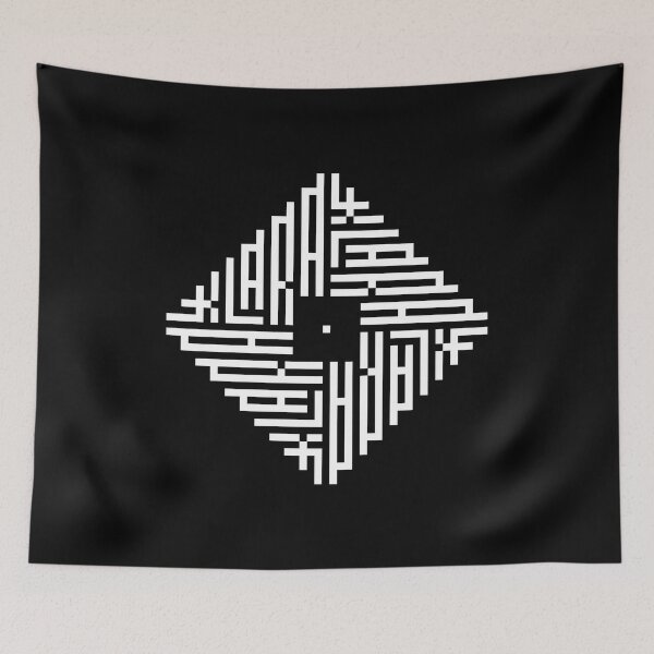 Item preview, KLARA | White  | Modern Geometric Kufi Calligraphy | From Name to Art   designed and sold by FOR YOUR NAME.
