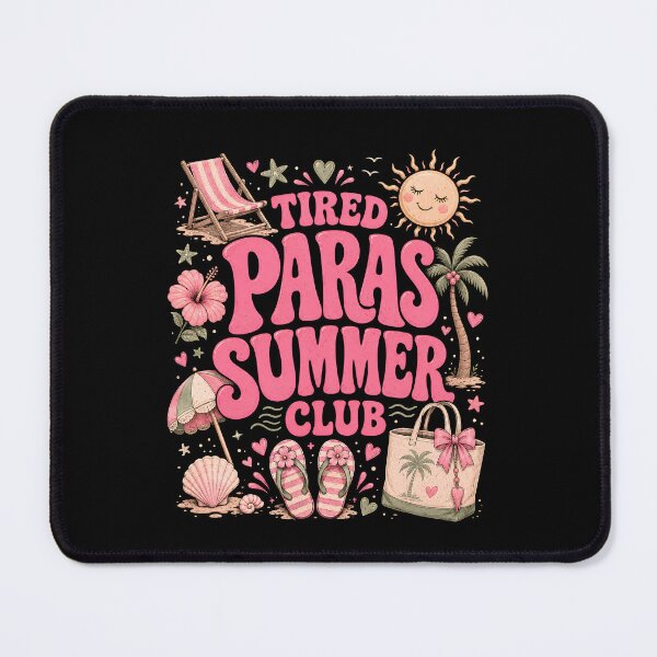 Item preview, Tired Teacher Summer Club Shirt, Last Day of School Gift, Summer Vacation designed and sold by THREE LITTLE BEANS.