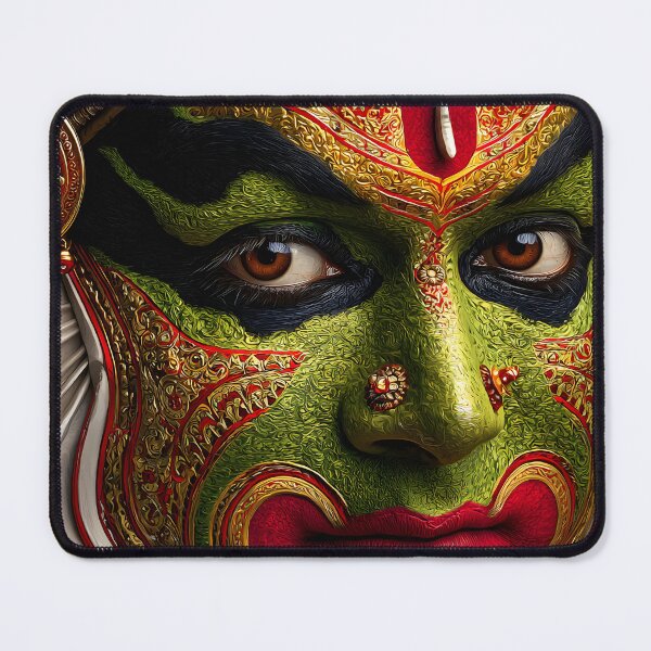Item preview, Vibrant Traditional Indian Performance Face Art designed and sold by Artessie.