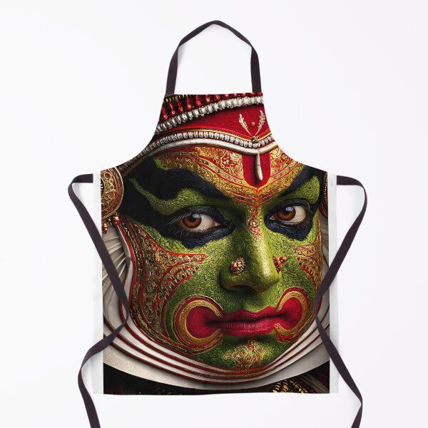 Item preview, Vibrant Traditional Indian Performance Face Art designed and sold by Artessie.