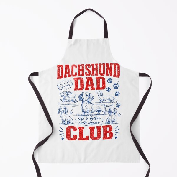 Item preview, Dachshund Dad Club Cute Retro Wiener Dog Father designed and sold by ArcaneArtistry.