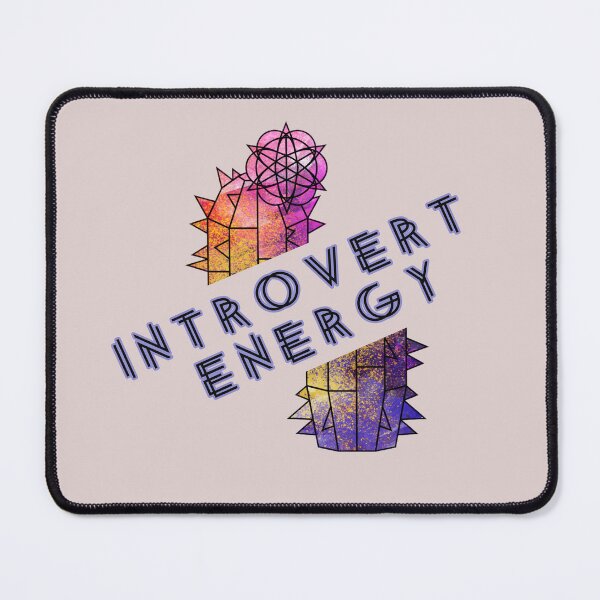 Item preview, Introvert Energy Geometric Cactus Aesthetic Design designed and sold by GraphicComet.