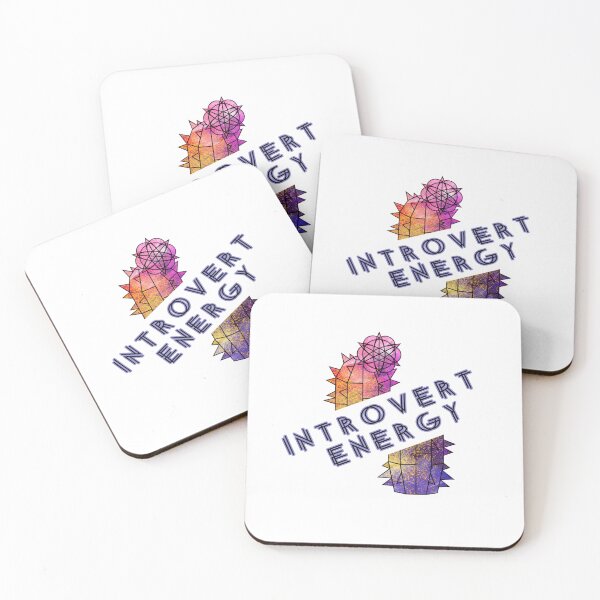 Item preview, Introvert Energy Geometric Cactus Aesthetic Design designed and sold by GraphicComet.