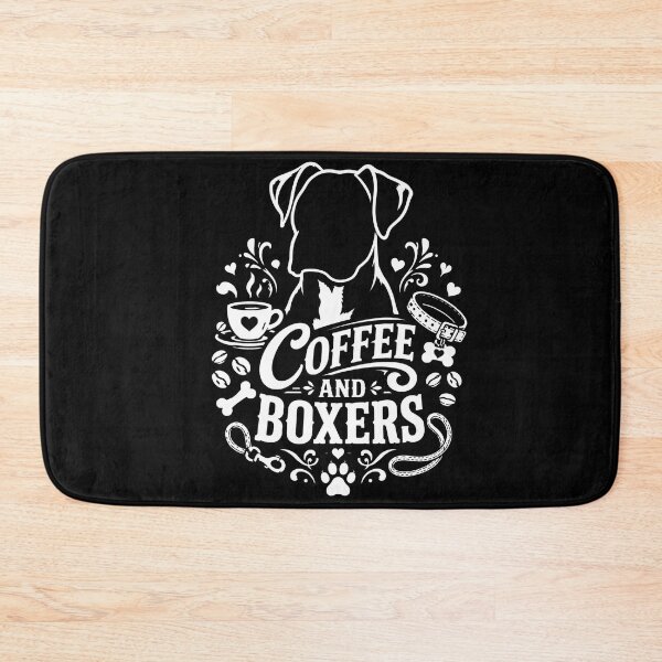 Item preview, Coffee and Boxers T-Shirt – Retro Boxer Dog Mom Tee, Boxer Mom Gift  designed and sold by THREE LITTLE BEANS.