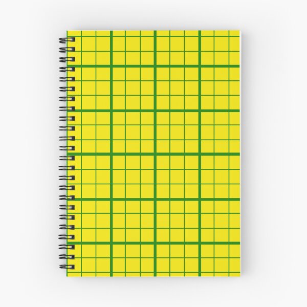 Item preview, Green On Yellow Grid Windowpane Check Design  designed and sold by PatternTitan.