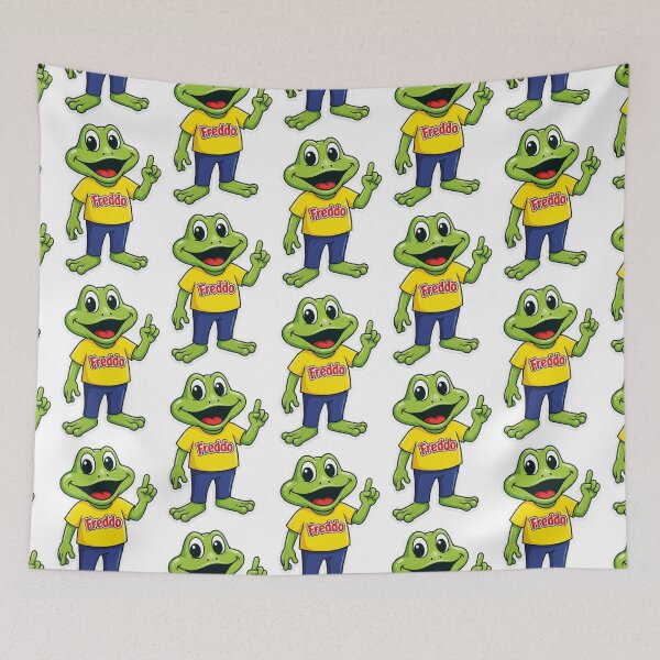 Item preview, Cute Green Frog Mascot Sticker – Funny Cartoon Amphibian Character designed and sold by Bhaskar Digital Art.
