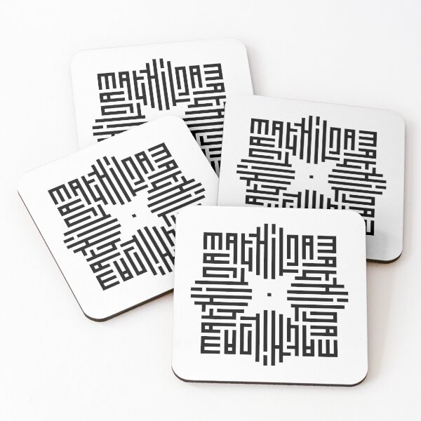 Item preview, MATHILDA | Black  | Modern Geometric Kufi Calligraphy | From Name to Art   designed and sold by FOR YOUR NAME.