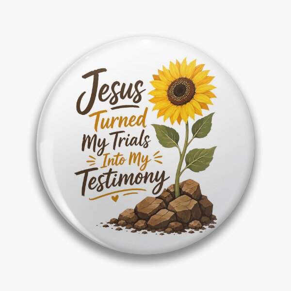 Item preview,  Jesus Turned My Trials Into My Testimony designed and sold by ChrisPfeiffer.